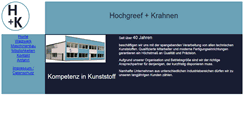 Desktop Screenshot of hochgreef-krahnen.de